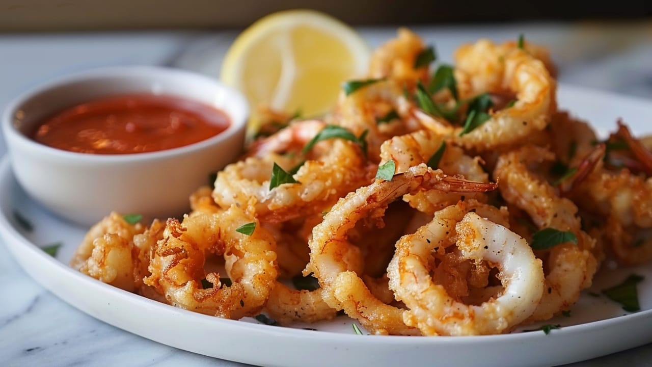 Simple Copycat Olive Garden Fried Calamari Recipe