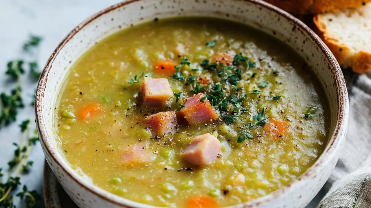 Reinventing the Classic Split Pea Soup with Ham and Slow Cooker Recipe